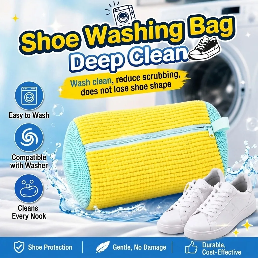 Shoe Cleaner - Pluizige vezel 360 ° Herbruikbare, duurzame