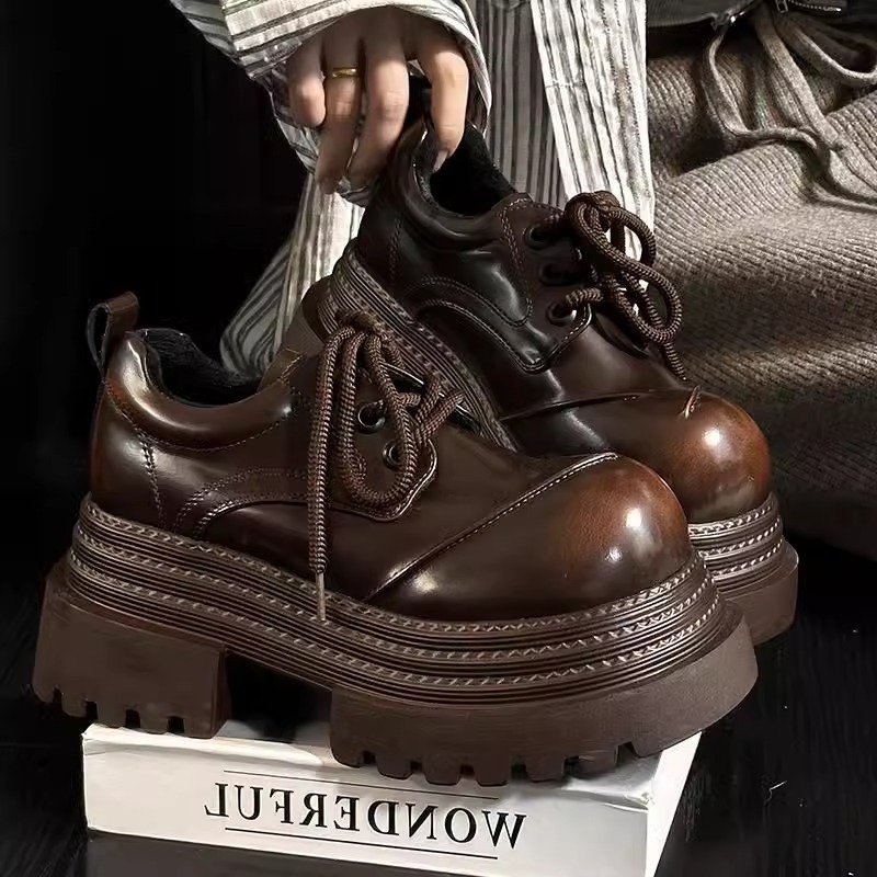 Leather Shoe Polish - Retro loafers in Britse stijl voor