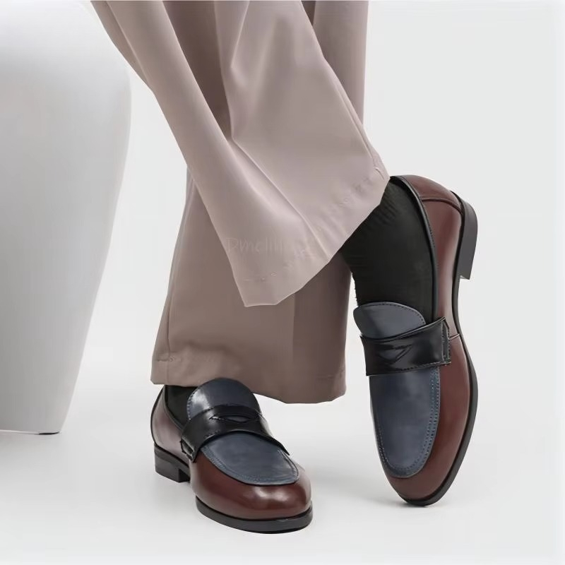 Tweekleurige loafers met kleur - Leather Shoe Polish recensie en prijs