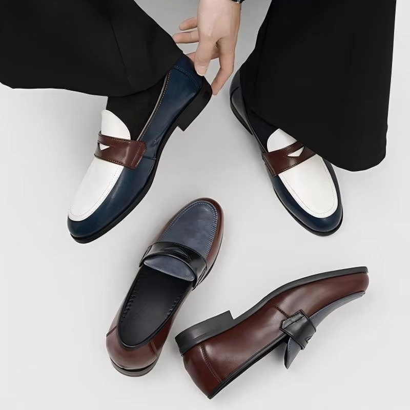 Tweekleurige loafers met kleur - Leather Shoe Polish recensie en prijs