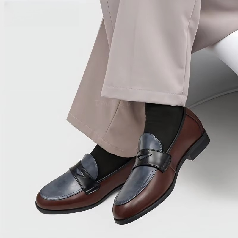 Tweekleurige loafers met kleur - Leather Shoe Polish recensie en prijs