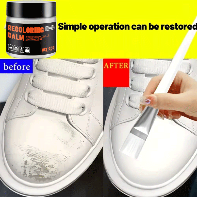 Lederen Schoen Witte Herkleurp - Sneaker Cleaner recensie en prijs